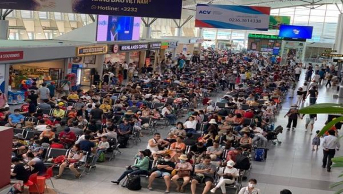 Khoảng 80.000 hành khách hàng không nội địa đang có nhu cầu rời khỏi Đà Nẵng. (Ảnh minh họa)