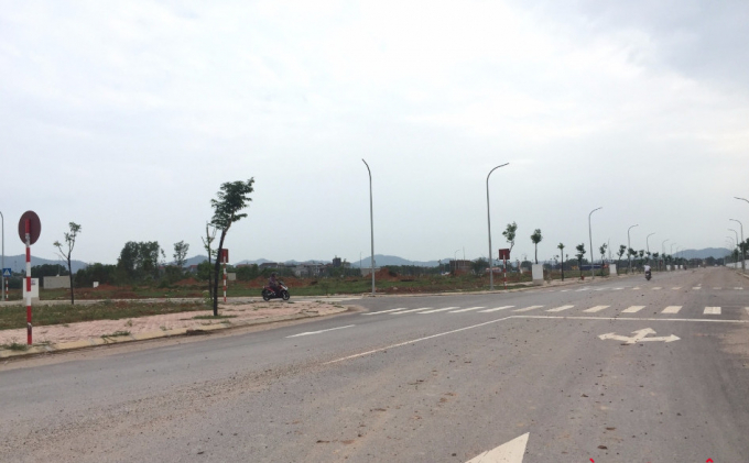 Một góc dự án Khu số 6,7 thuộc KĐT phía Nam thành phố Bắc Giang do Công ty TNHH Xây dựng Tân Thịnh thực hiện. Ảnh chụp năm 2018.