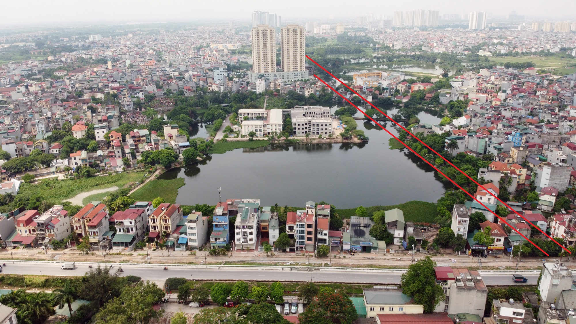 đường sẽ mở theo qui hoạch ở phường Thanh Trì, Hoàng Mai, Hà Nội - Ảnh 3.