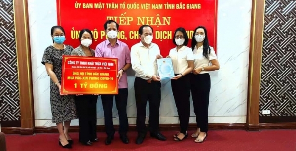 Doanh nghiệp nước ngoài tích cực chung tay với chính quyền chống Covid-19 tại Bắc Giang
