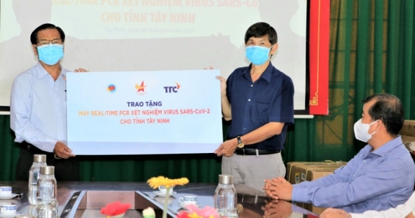Tây Ninh: Tiếp nhận máy Real-time RT-PCR xét nghiệm SARS-CoV-2