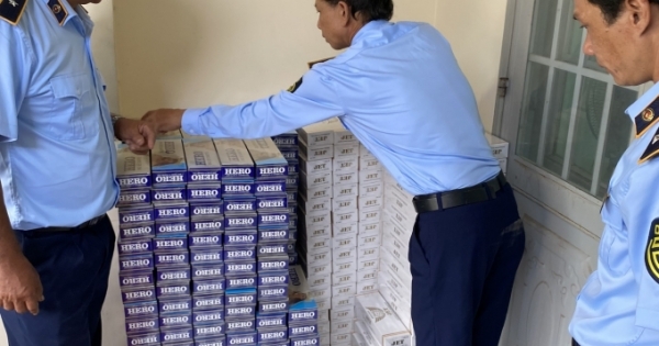Cục Quản lý thị trường Tây Ninh liên tục phát hiện, bắt giữ thuốc lá điếu ngoại nhập lậu