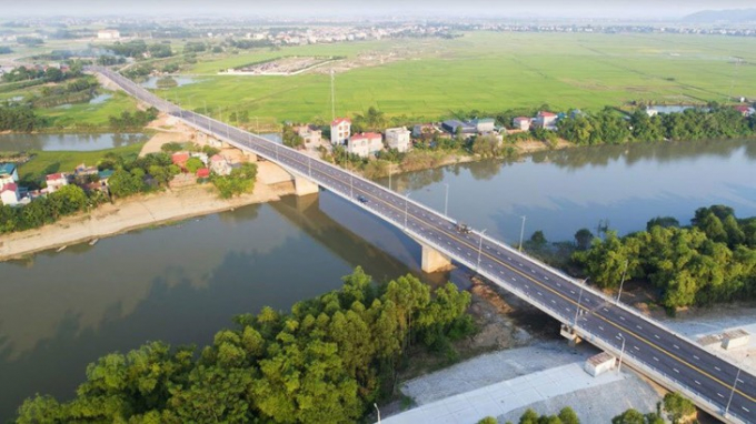 Dự án Xây dựng cầu Đồng Sơn và đường dẫn lên cầu có tổng mức đầu tư 1.163 tỷ đồng, tổng chiều dài 10,62 km