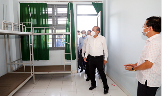 Đồng Nai: Phó Thủ tướng thường trực Chính phủ Trương Hòa Bình kiểm tra bệnh viện dã chiến số 3