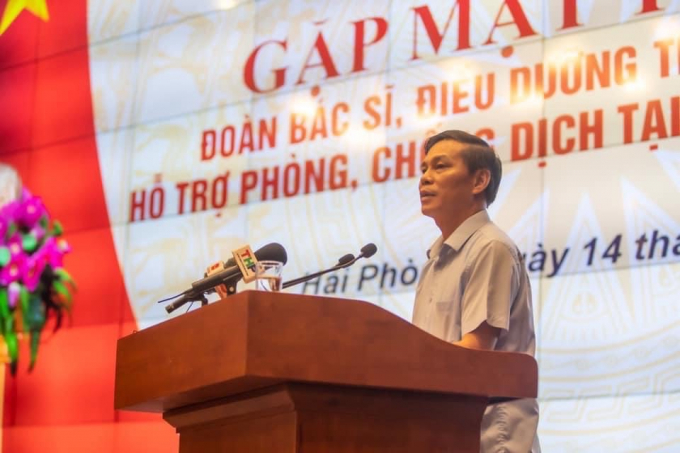 Chủ tịch UBND TP Nguyễn Văn Tùng phát biểu tại hội nghị.