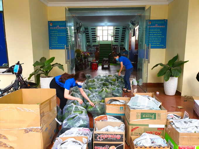 Những trái đu đủ xanh mới hái trong vườn của người dân Bình Phước trông rất tươi ngon gửi đến “tâm dịch” TP Hồ Chí Minh