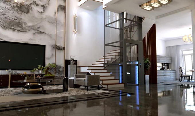 Vị trí đặt thang máy là yếu tố kiến trúc và phong thủy quan trọng trong các công trình hiện đại