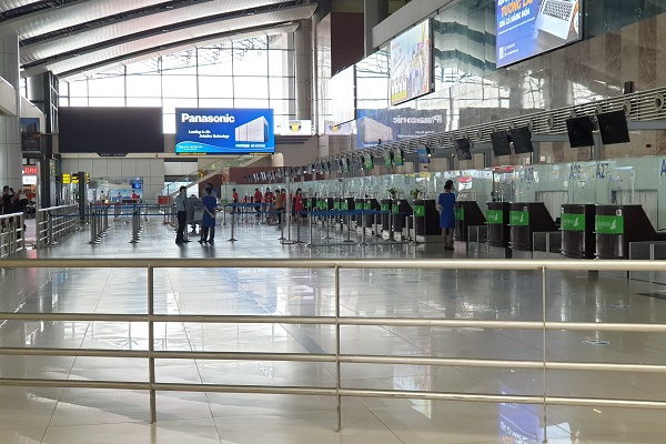 Sân bay Nội Bài ảm đạm do ảnh hưởng của dịch COVID - 19