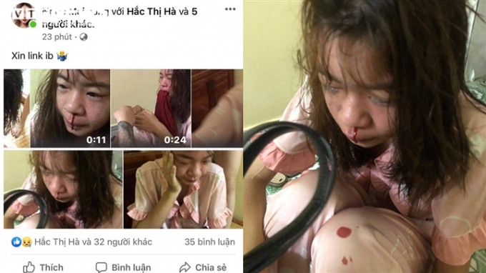 Nạn nhân bị đánh dập dã man rồi bị quay clip đăng tải lên mạng xã hội gây bức xúc dư luận.