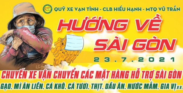 Người dân Đà Nẵng gửi thực phẩm tiếp sức Sài Gòn chống dịch