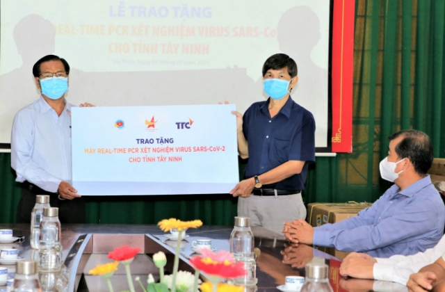 Tây Ninh: Tiếp nhận máy Real-time RT-PCR xét nghiệm SARS-CoV-2