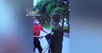 Video: Nóng mắt với cảnh người đàn ông đấm thẳng vào mặt Công an viên khi bị nhắc nhở đeo khẩu trang