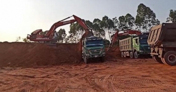 Vĩnh Phúc: Dự án đường tỉnh 309B sử dụng đất khai thác bất hợp pháp