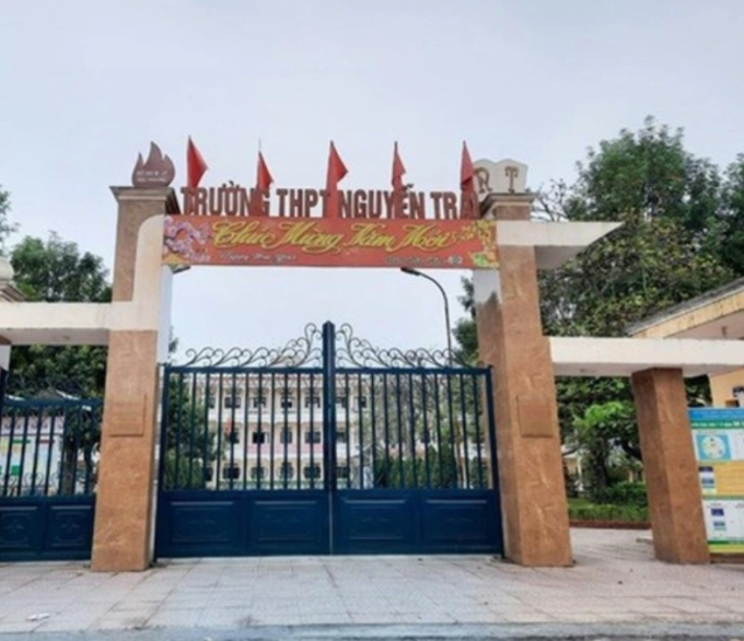 Trụ sở Trường THPT Nguyễn Trãi.