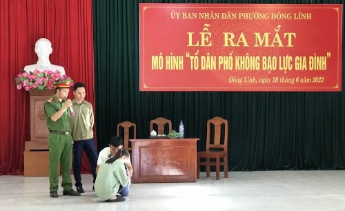 “Tổ dân phố không bạo lực gia đình”