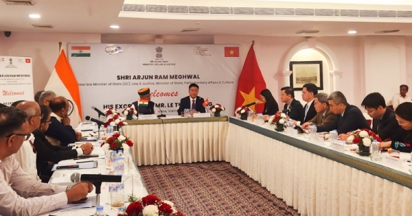 Bộ Tư pháp Việt Nam và Bộ Pháp luật và Tư pháp Ấn Độ:  Đưa hợp tác xứng tầm đối tác chiến lược toàn diện
