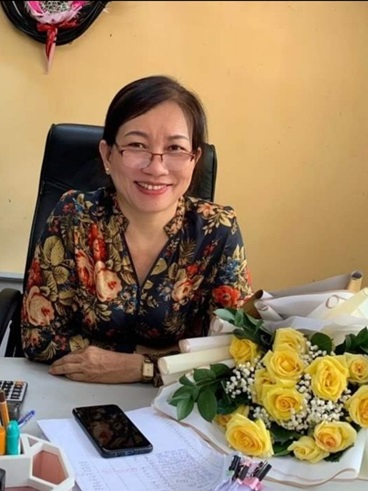 Bà Nguyễn Thị Trí, GV trường THCS Trần Thế Sinh, mẹ của Phúc Thiện.