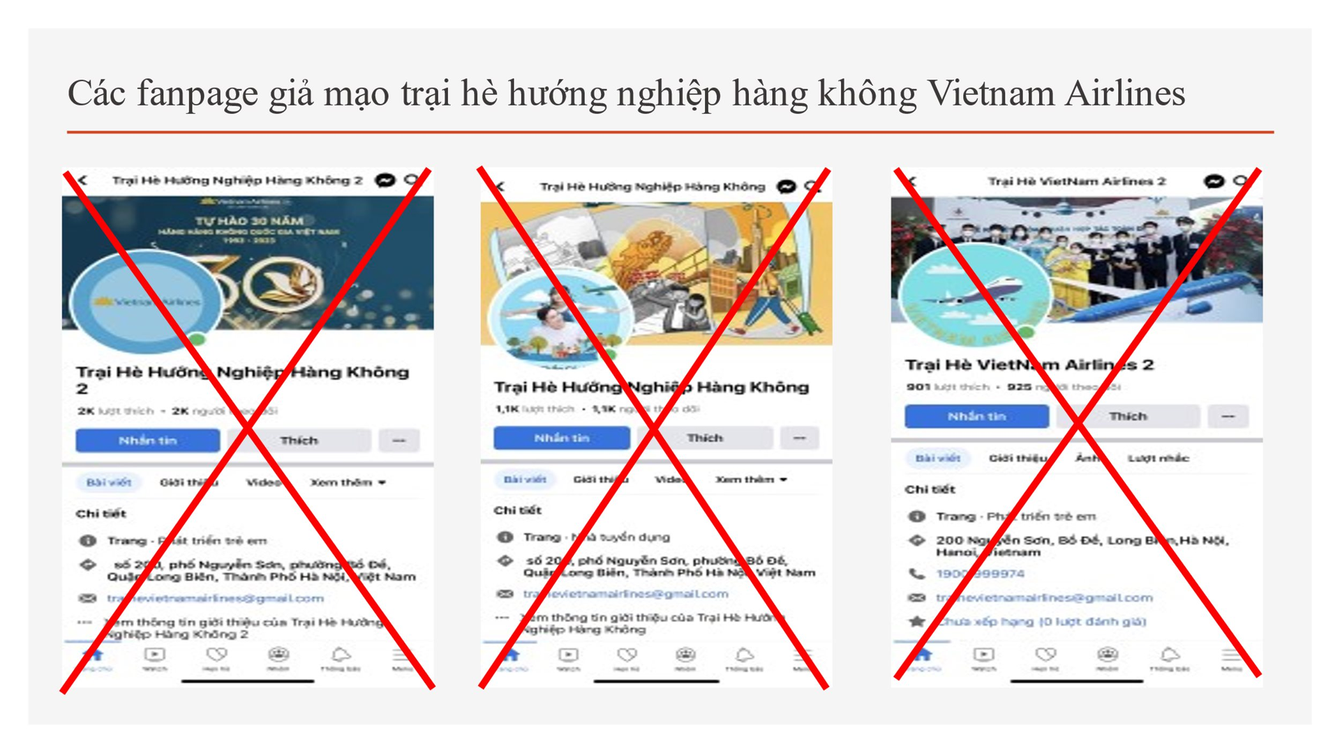 Công an khuyến cáo cảnh giác thủ đoạn lừa đảo tham gia Trại hè VietNam Airlines