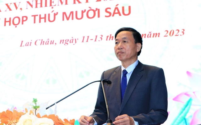Ông Lê Văn Lương giữ chức Chủ tịch UBND tỉnh Lai Châu
