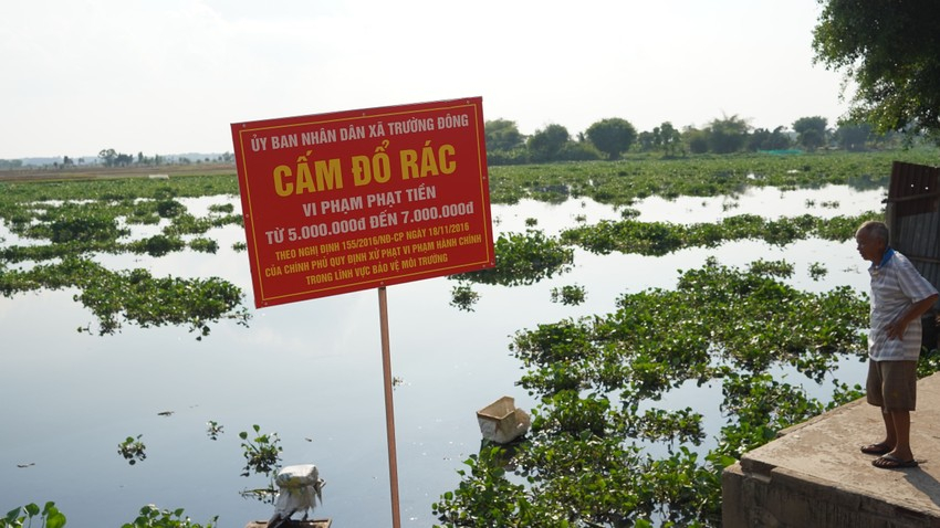 Tây Ninh đang nỗ lực cải thiện chất lượng nguồn nước sông Vàm Cỏ Đông. (Ảnh: VT)