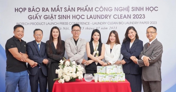 Ra mắt sản phẩm giấy giặt sinh học Laundry Clean