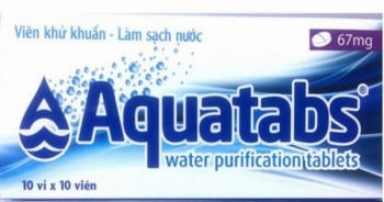 Xuất cấp viên sát khuẩn Aquatabs 67 mg hỗ trợ nhiều địa phương phòng, chống thiên tai, dịch bệnh