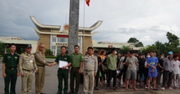 Tiếp nhận 33 công dân bị ép lao động ở Campuchia về nước