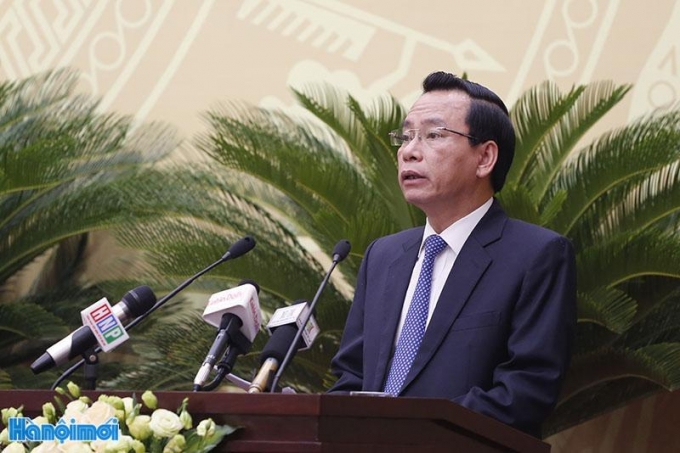 Chủ tịch UB MTTQ Việt Nam TP H&agrave; Nội Vũ Hồng Khanh