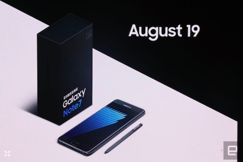 Trực tiếp lễ ra mắt Samsung Galaxy Note 7