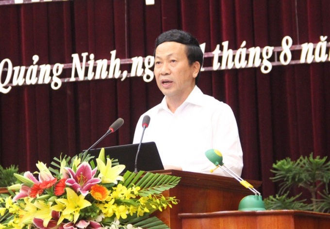 &Ocirc;ng Nguyễn Văn Th&agrave;nh - Ph&oacute; Chủ tịch UBND tỉnh Quảng Ninh. (ảnh: Minh Long).
