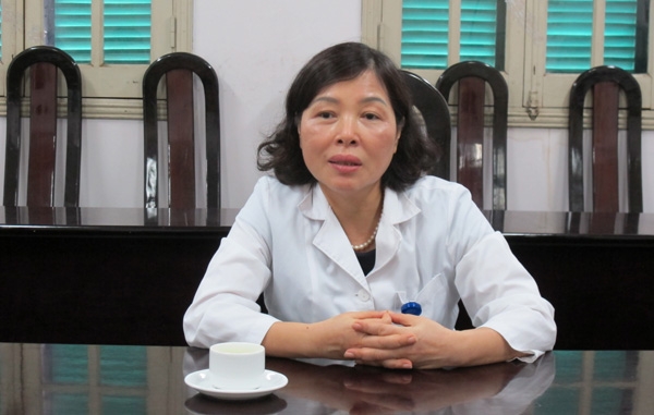 Ph&oacute; gi&aacute;m đốc bệnh viện Việt Đức Nguyễn Thị B&iacute;ch Hường.