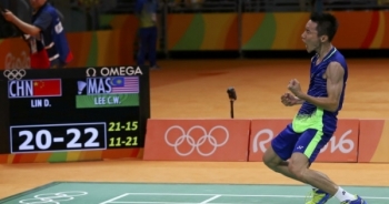 Lee Chong Wei lần đầu tiên đánh bại Lin Dan ở sân chơi Olympic