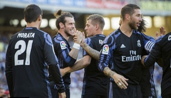 Sociedad vs Real Madrid: Bale tỏa sáng