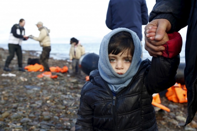 Một em b&eacute; tị nạn người Syria. (Ảnh: Europol)