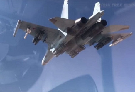 Su-35 Nga dội bom tiêu diệt IS ở Syria