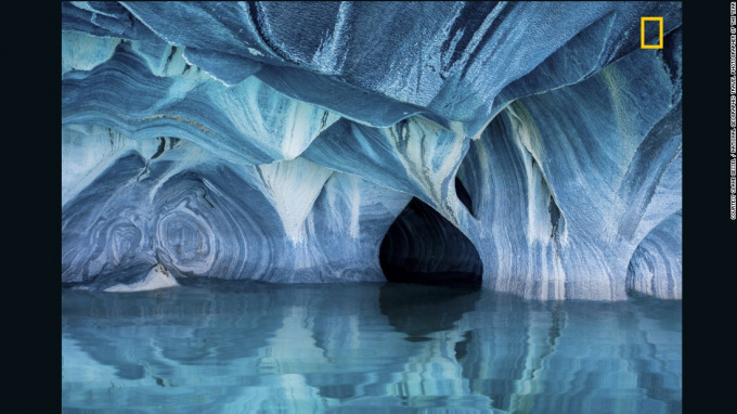 Hang động Patagonia, Chile chụp bởi Clane Gesse. Ảnh CNN
