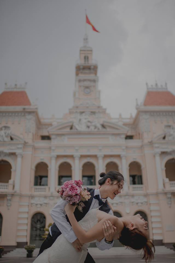 Cư d&acirc;n mạng 'đi&ecirc;n đảo' với bộ ảnh cưới chụp tại Việt Nam của cặp đ&ocirc;i Đ&agrave;i Loan