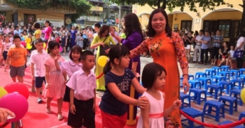 Hà Nội: Không khí hân hoan tựu trường chào đón học sinh lớp 1