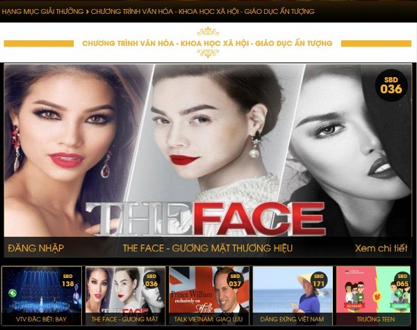The Face nằm trong danh s&aacute;ch đề cử tại Ấn tượng VTV 2017.