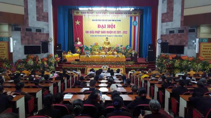 Đại hội Đại biểu Phật Gi&aacute;o nhiệm kỳ 2017 - 2022.
