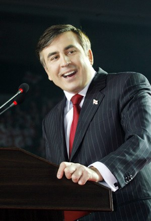 &Ocirc;ng Saakashvili khi c&ograve;n l&agrave; Tổng thống Georgia.