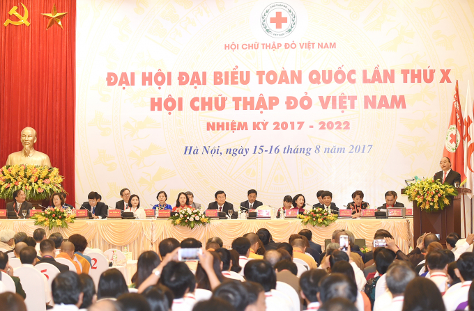 Đại hội đại biểu to&agrave;n quốc lần thứ X hội chữ thập đỏ Việt Nam.