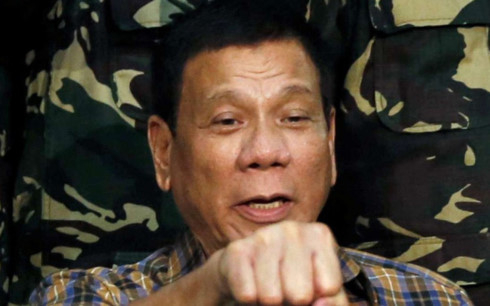 Tổng thống Duterte của Philippines. Ảnh: SCMP.