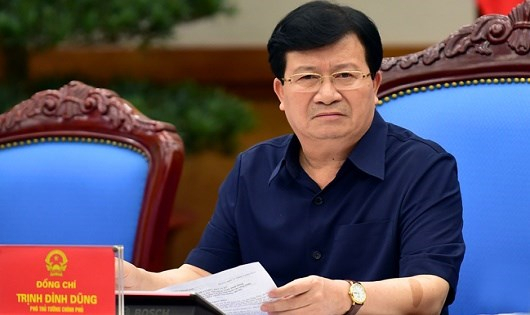 Ph&oacute; Thủ tướng Trịnh Đ&igrave;nh Dũng.