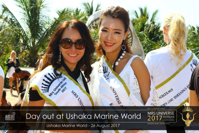 Hoa hậu Tr&acirc;m Lưu g&acirc;y ấn tượng với khả năng giao tiếp tại Mrs Universe 2017