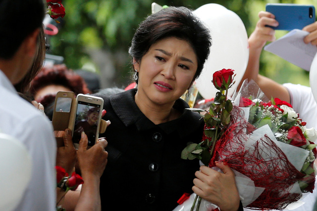 Cựu Thủ tướng Th&aacute;i Lan Yingluck Shinawatra. (Ảnh: Reuters)