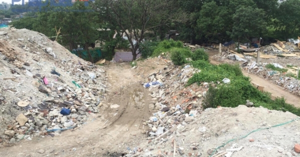 Toàn cảnh bãi rác thải khổng lồ ở phường Khương Đình "mọc" cạnh khu dân cư
