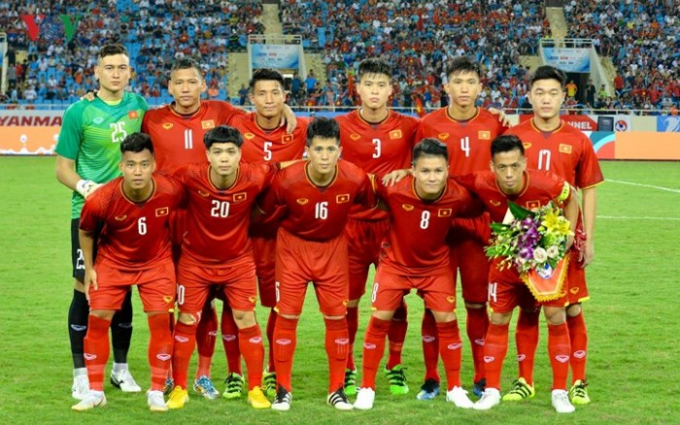Đội h&igrave;nh dự kiến của Olympic Việt Nam trước Olympic Oman trong lượt trận thứ 2 Giải quốc tế U23 - C&uacute;p Vinaphone 2018 gồm c&oacute;: