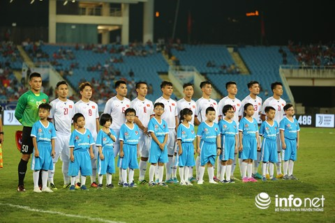Đội h&igrave;nh ch&iacute;nh của U23 Việt Nam thi đấu tối nay