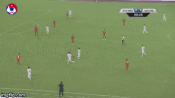 Video: Đường cong tuyệt đỉnh từ bàn thắng của Đoàn Văn Hậu vào lưới U23 Oman